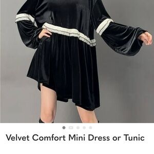Velvet Comfort Mini Dress or Tunic
